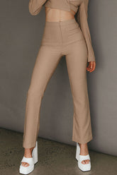 Kimberly Flare Leg Pants Camel