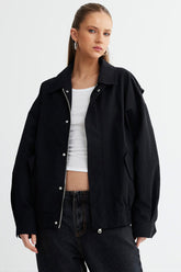 LIONESS Kenny Bomber Jacket Onyx