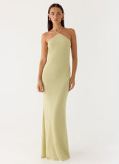Anouk Halter Maxi Dress Sage