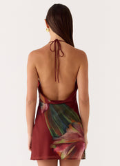 Camilla Cowl Mini Dress Cuba