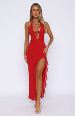 Cherry Flame Maxi Dress