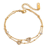 Elysia Heart Bracelet 18K Gold