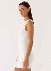 Everly Mini Dress White