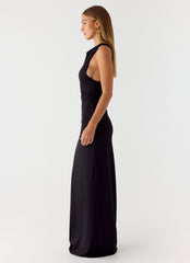 Hidden Agenda Maxi Dress Black