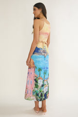 No Ordinary Girl Midi Dress Euro Print