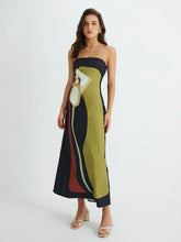 Strapless Maxi Dress Olive