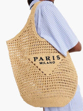 Straw Woven Shoulder Beach Bag