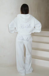 The Bride Wide Leg Sweatpants White