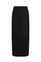 LIONESS Minimalist Maxi Skirt Onyx