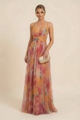 Angela Romantic Sleeveless Maxi Dress