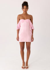 Bex Strapless Mini Dress Pink
