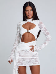 Clementine Lace Mini Dress