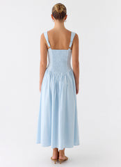 Emmalina Midi Dress Blue