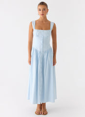 Emmalina Midi Dress Blue