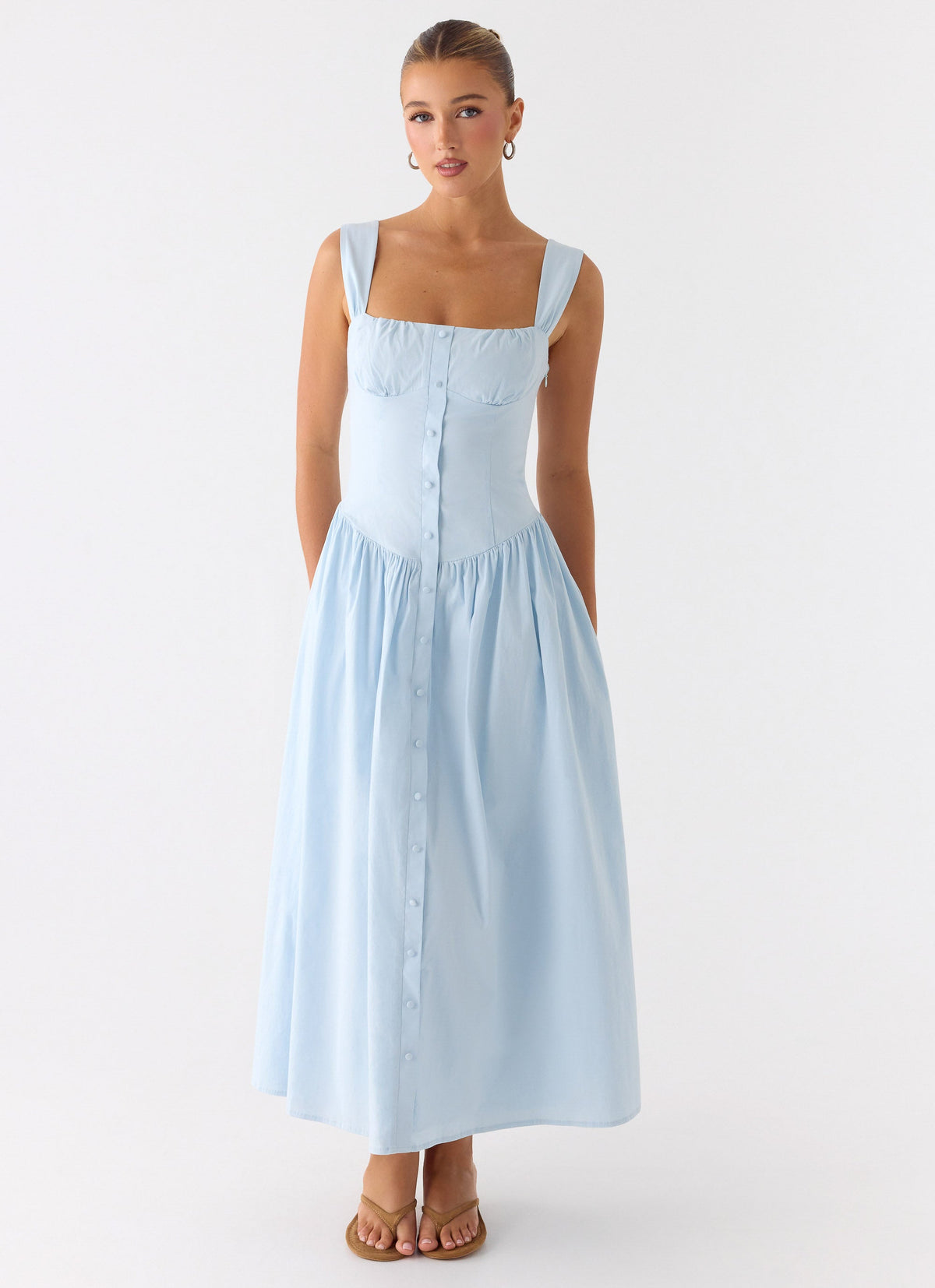 Emmalina Midi Dress Blue