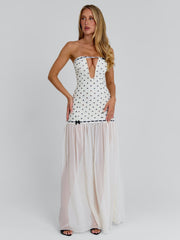 Giana Polka Maxi Dress