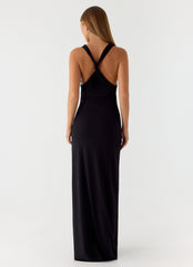 Hidden Agenda Maxi Dress Black