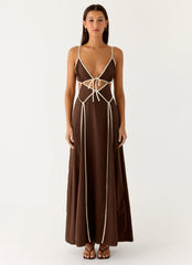 Kerli Maxi Dress Chocolate
