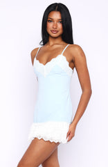 Sky Lace Mini Dress