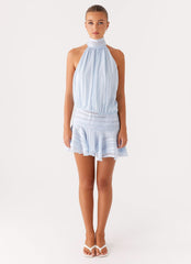 Sofia Chiffon Mini Dress