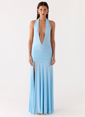 Sorrento Sunsets Maxi Dress Ice Blue