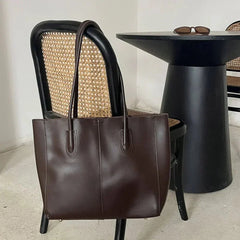 Vegan Leather Tote Bag
