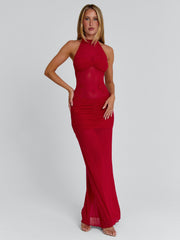 Zerra Red Maxi Dress